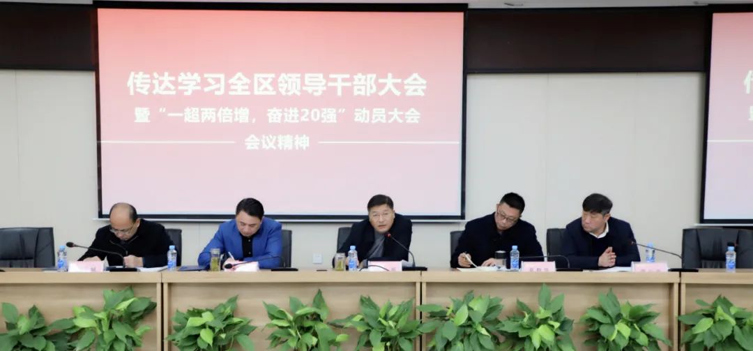 金开星空体育在线官网星空体育在线官网首页_星空体育（中国）_星空体育（中国）
传达全区干部大会暨&ldquo;一超两倍增，奋进20强&rdquo;大会