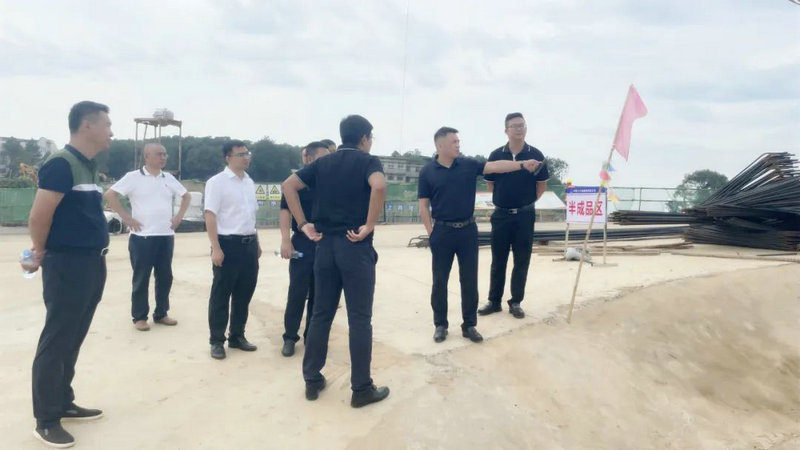 李茶根调研督导星空体育在线官网星空体育在线官网首页_星空体育（中国）_星空体育（中国）
重点项目建设及安全生产工作